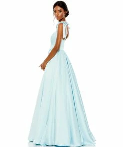 Mac Duggal Tie Shoulder Sweetheart Ballgown Shop For