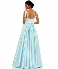 Mac Duggal Tie Shoulder Sweetheart Ballgown Shop For