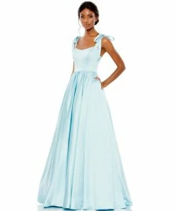 Mac Duggal Tie Shoulder Sweetheart Ballgown Shop For