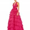 Mac Duggal Shop For Chiffon Layered Cut Out Ballgown