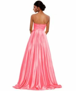 Mac Duggal Shop For Bow Sweetheart Strapless A Line Gown