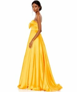 Mac Duggal Shop For Bow Sweetheart Strapless A Line Gown