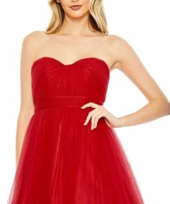 Mac Duggal Bustier Tulle Tiered Ballgown 9 Mac Duggal Bustier Tulle Tiered Ballgown