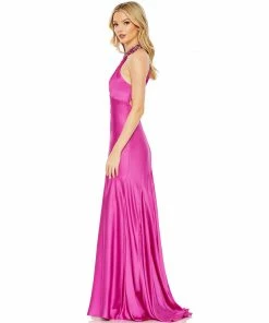 Mac Duggal Shop For Beaded Halter Keyhole Column Gown 11 Mac Duggal Shop For Beaded Halter Keyhole Column Gown