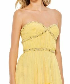 Mac Duggal Beaded Ruffle High Low Gown Shop For 10 Mac Duggal Beaded Ruffle High Low Gown Shop For