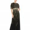 Mac Duggal Embellished Full Length Layered Sleeve Gown Shop For