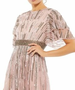 Mac Duggal Embellished Full Length Layered Sleeve Gown Shop For 11 Mac Duggal Embellished Full Length Layered Sleeve Gown Shop For