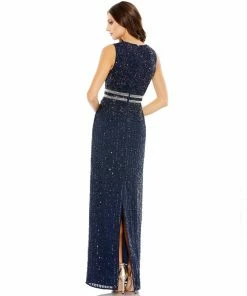 Mac Duggal Sleeveless Sequin Column Gown 14 Mac Duggal Sleeveless Sequin Column Gown