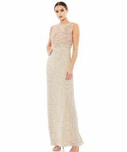 Mac Duggal Sleeveless Sequin Column Gown 11 Mac Duggal Sleeveless Sequin Column Gown