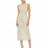 Mac Duggal Geometric Embellished Sleeveless A Line Dress Shop For